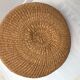Vintage old wicker basket basket