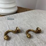 Solid brass coat hooks