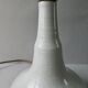 Lampe en grès ton gris bleu des années 70