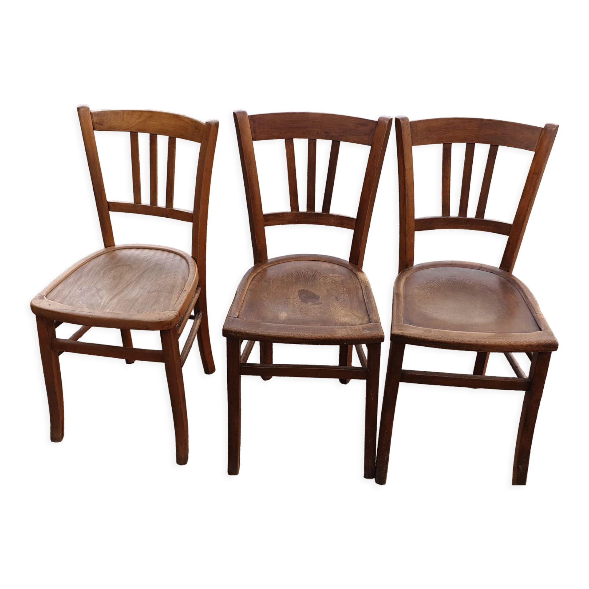 Set of 3 bistro chairs