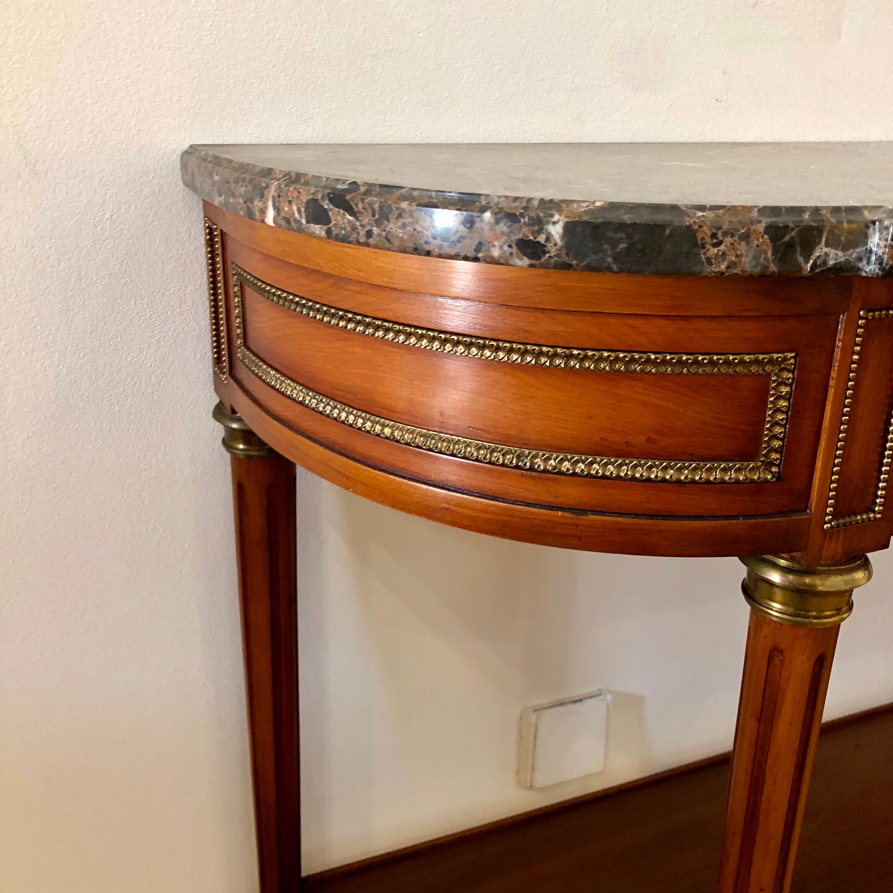 Louis XVI-style console stamped Atti