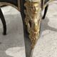 Table desk middle marquetry called "Boulle" napoleon III era