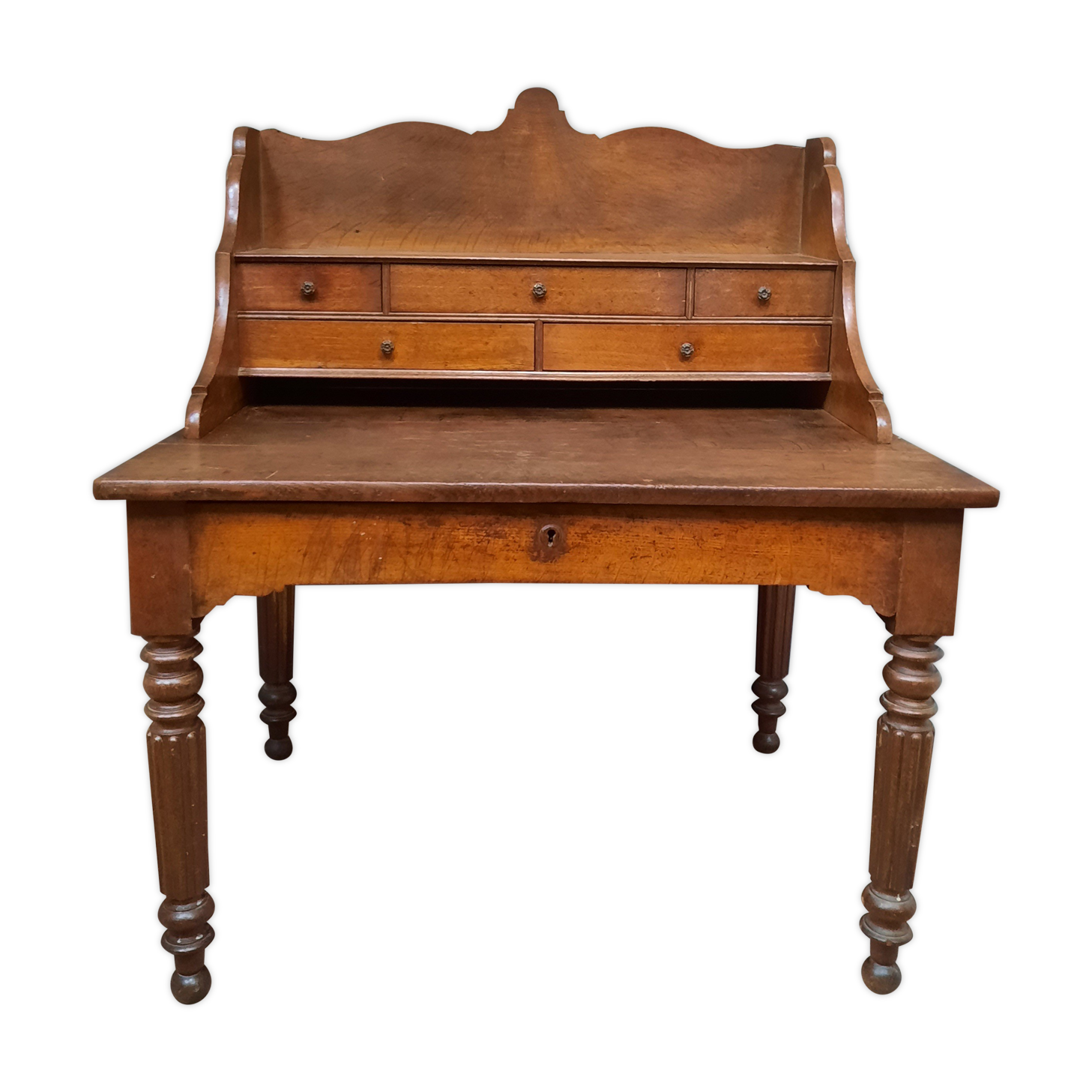 Rustic stepped office