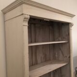 Armoire ancienne deux portes blanc