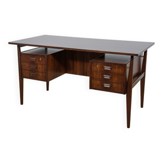 Rosewood Desk by Gunnar Nielsen Tibergaard for Tibergaard, 1960s