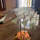 Vintage 1960’s Venini Style Murano Glass Ceiling Chandelier Light