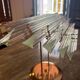 Vintage 1960’s Venini Style Murano Glass Ceiling Chandelier Light