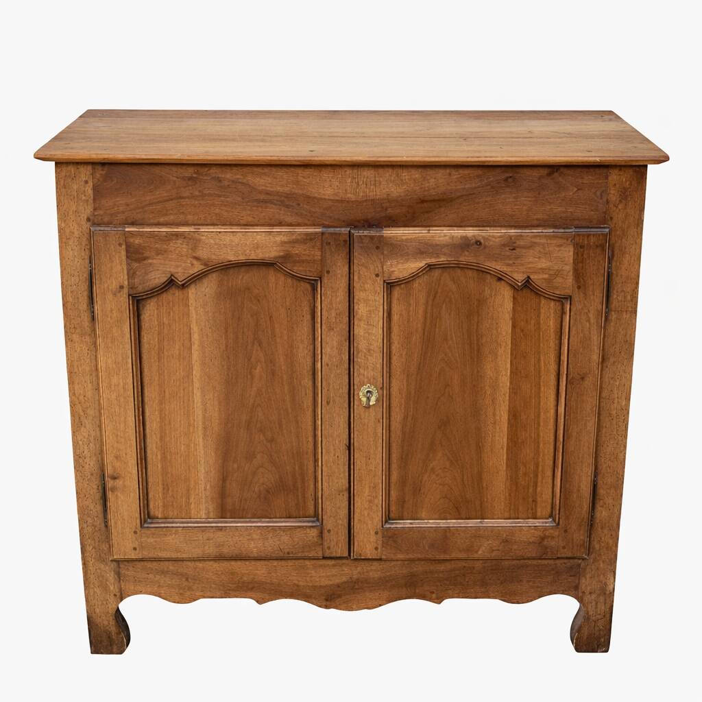 Commode buffet en noyer mouluré XVIIIe