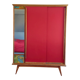 Armoire pieds compas relookée
