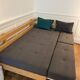 canapé scandinave méridienne