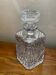 Carafe en verre taillé