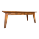 Farmhouse table Scandinavian brutalist dining table vintage 1960s legs com