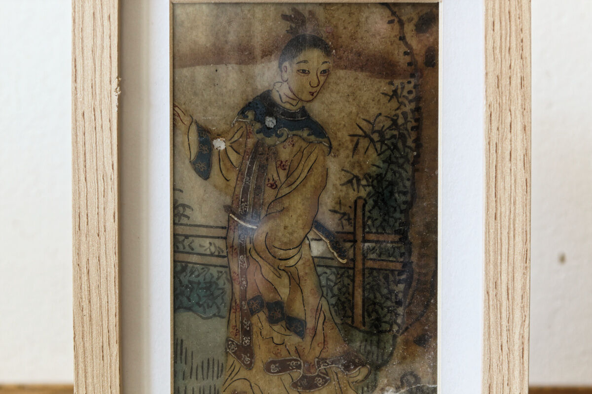 Alabaster paintings, China, 19th century