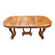 Napoleon III period walnut table from the late 19th century with extensions