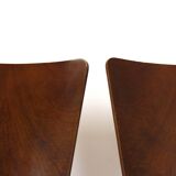 Art Deco H-214 Dining Chairs by Jindrich Halabala for UP Závody, 1950s, Set