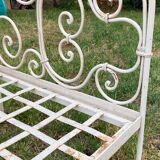 Wrought iron bench