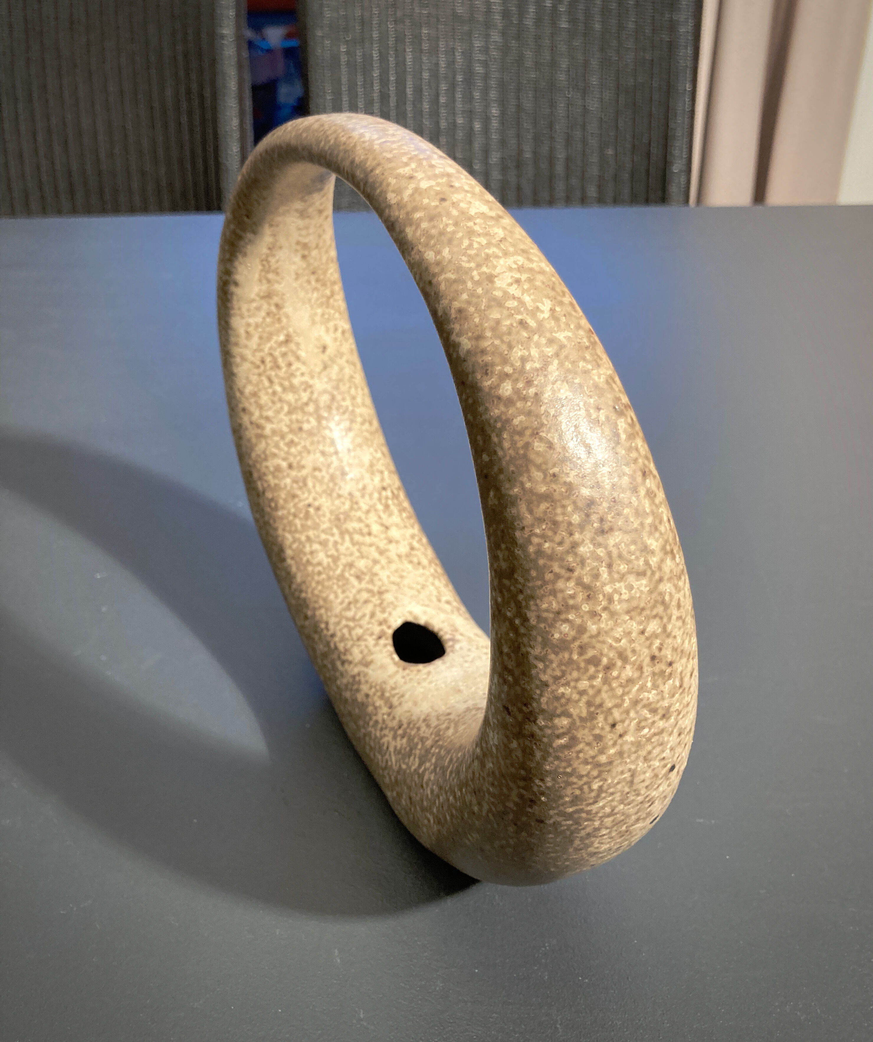 Vintage stoneware soliflore ring