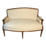 Two-seater sofa from the Louis XVI period, completely reupholstered
