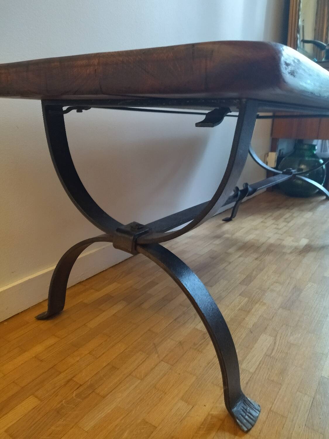 Vintage oak coffee table