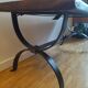 Table basse vintage en chêne