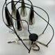 60s 70s hanging lamp cascade lamp 5 lights glass & chrome space age design