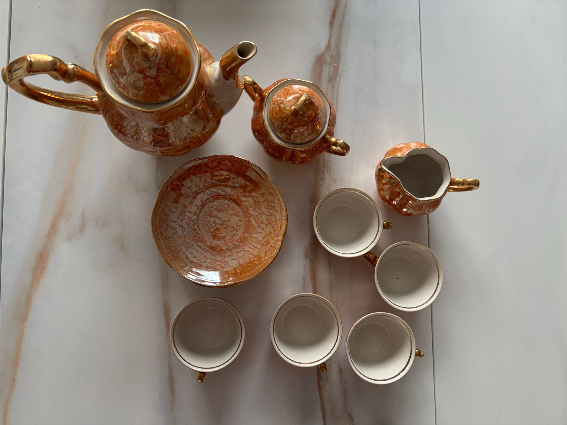 Vintage coffee service Chodzież – Polish porcelain