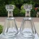 Pair of Baccarat crystal decanters, Harcourt Talleyrand model, signed