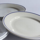 Set of six dessert plates - Faïencerie de Gien - Vintage
