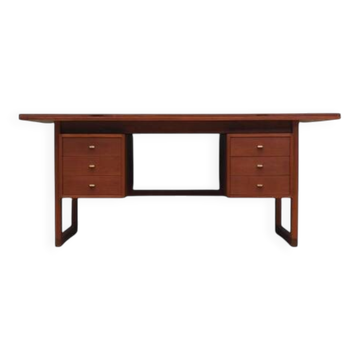Teak desk, Danish design, 1970s, production: Denmark