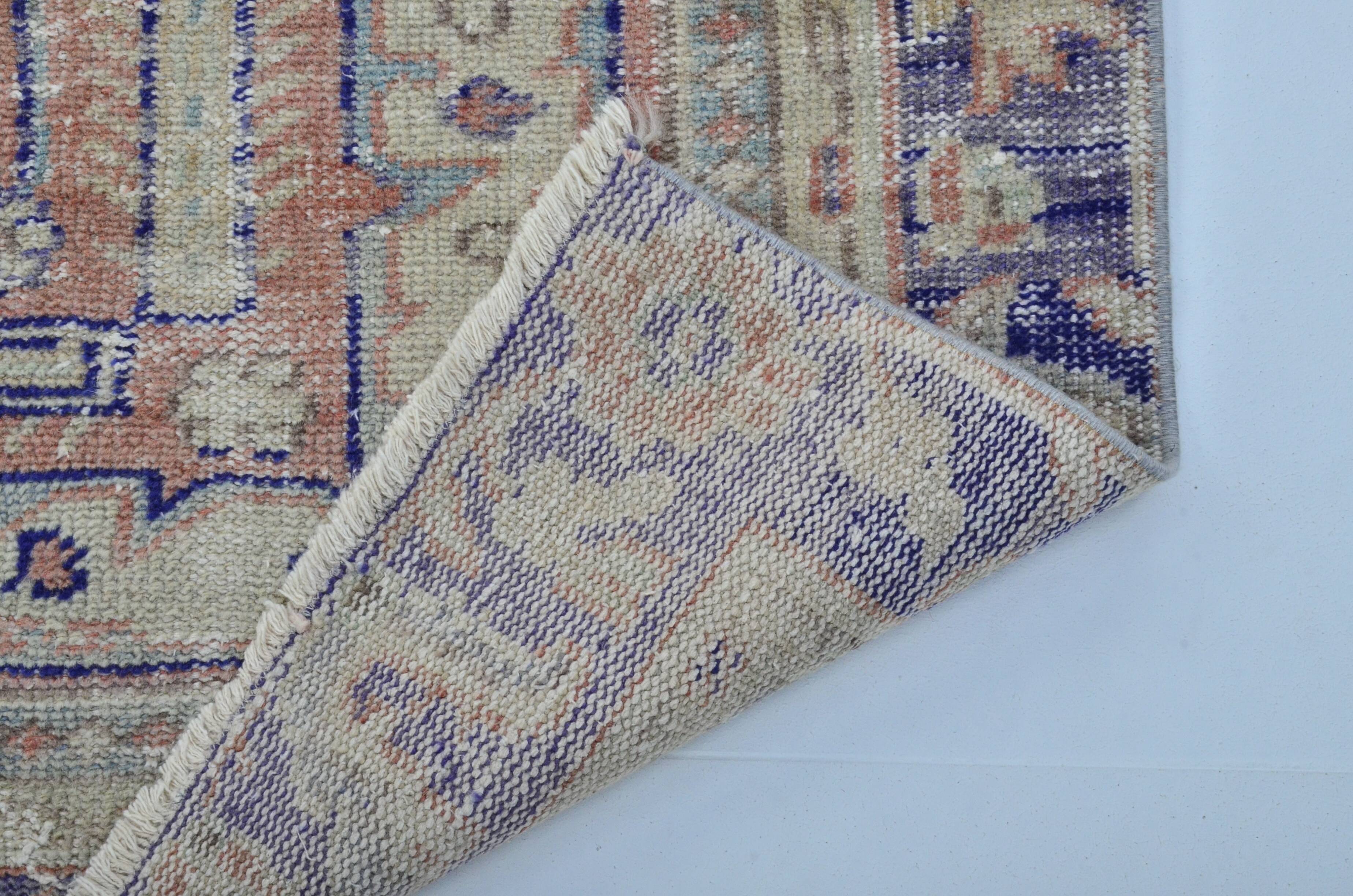 Oushak Turkish Vintage Rug sku 3305