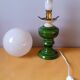 Lampe en céramique et opaline 1970.