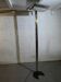 Modernist floor lamp in polished aluminum
