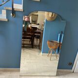 Old beveled mirror 127 x 75 cm