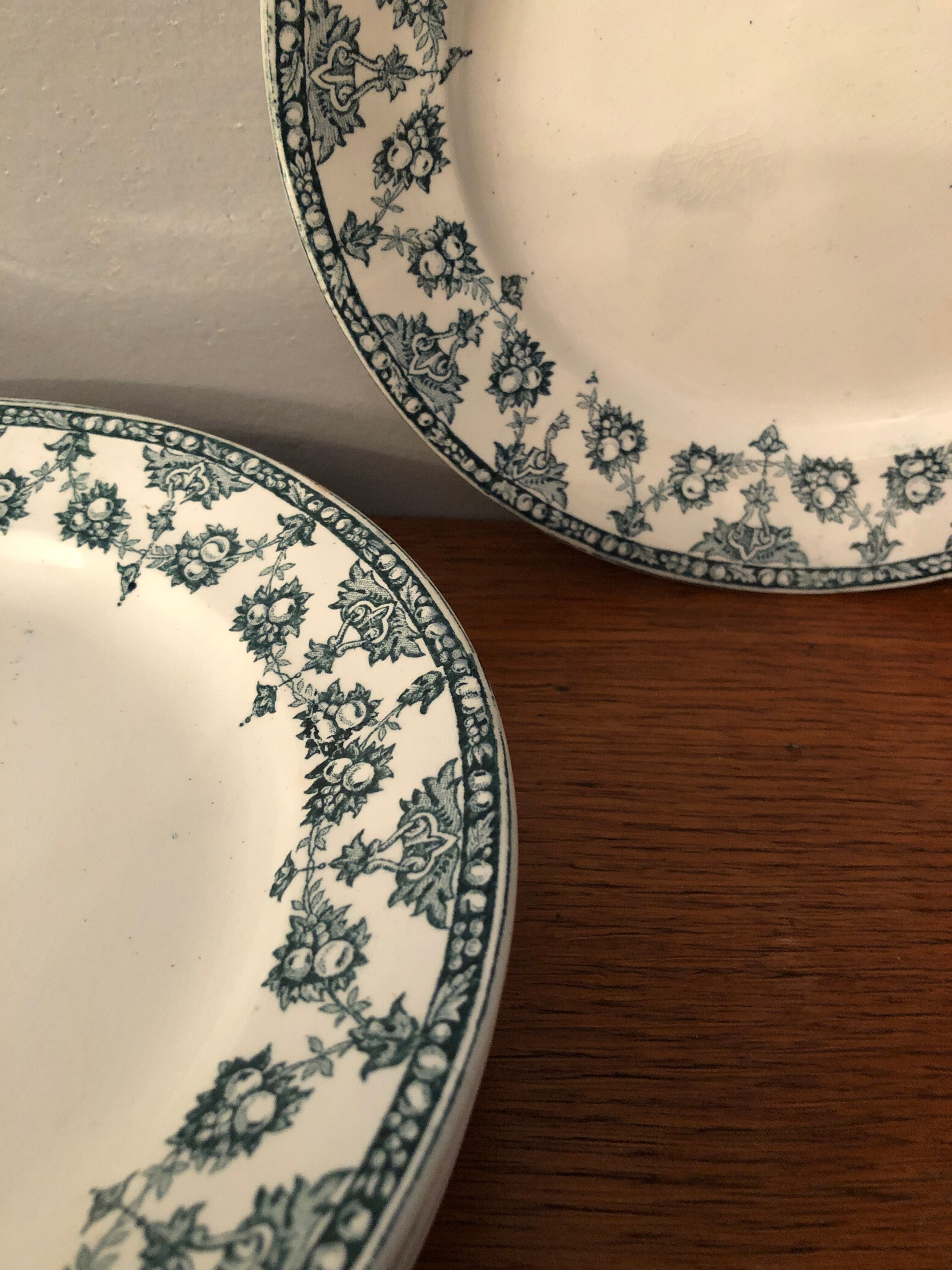 Set of 6 dessert plates Terre de Fer