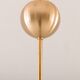 Murano glass striped globe lamp attr. to Venini, Italy 1970s