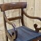 19th century English armchair in mahogany