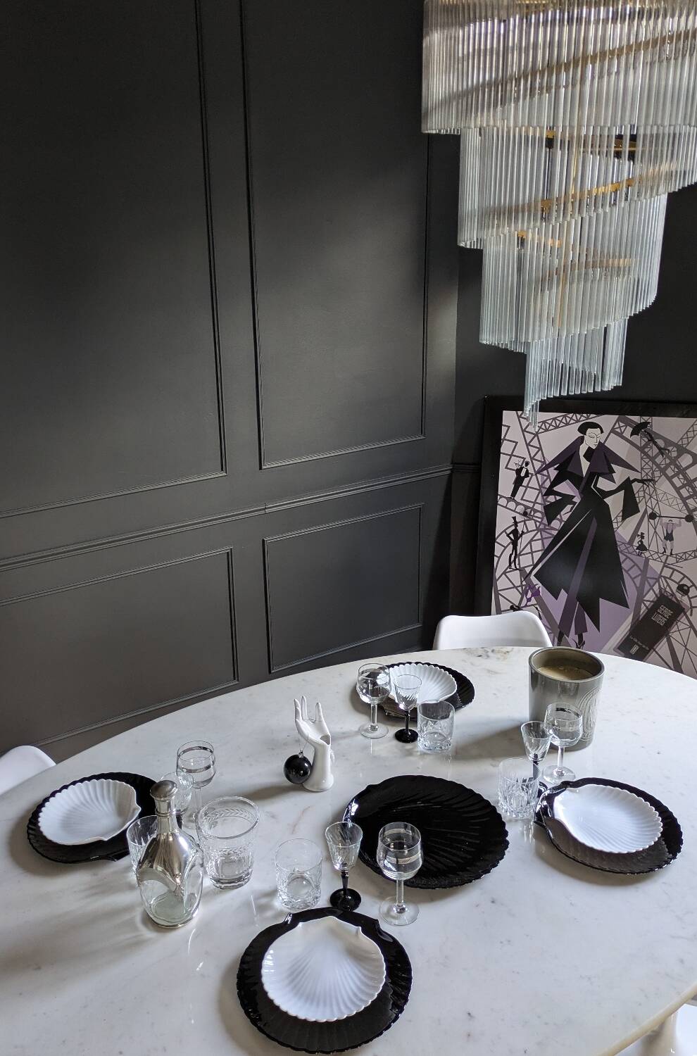 Art Deco Stemmed Glasses