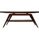 Table basse en teck dans le style de Louis van Teeffelen, années 1960