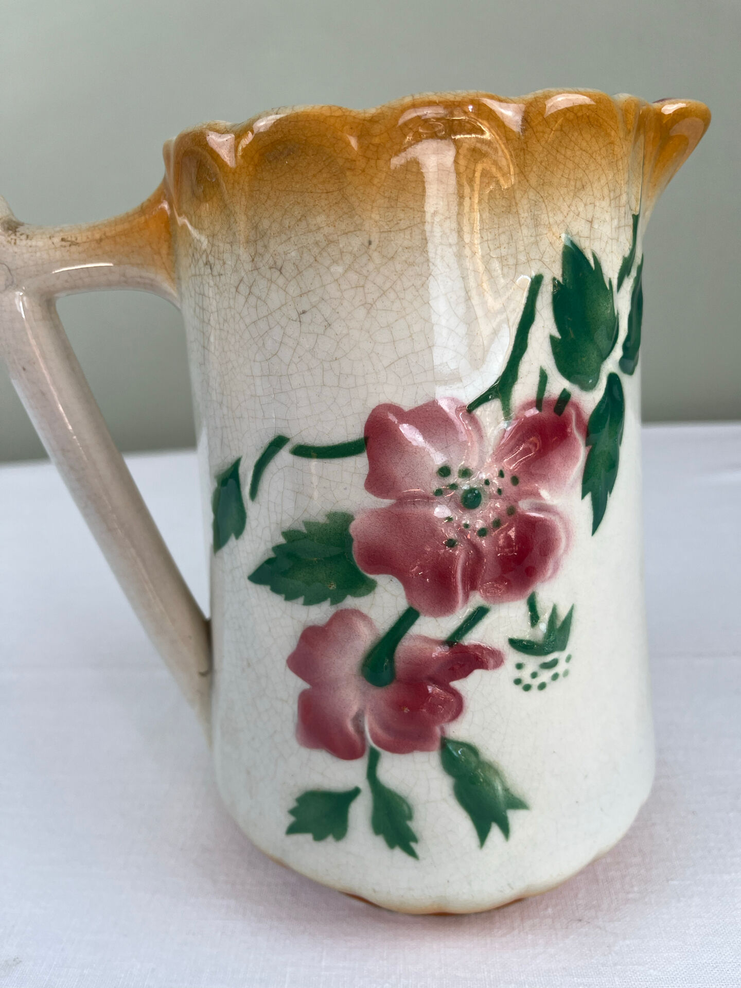 Old slipware jug