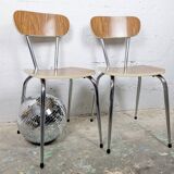 Pair of formica chairs