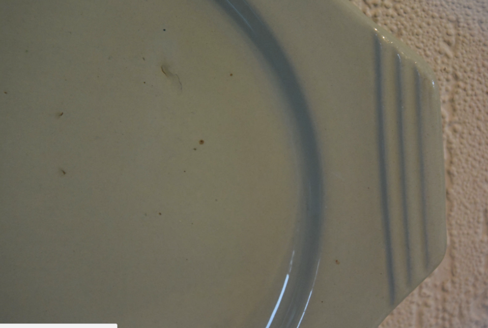 Large flat geometric shape of Boch turquoise blue color