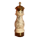 pepper mill, Italian, stone and brass, 1960s