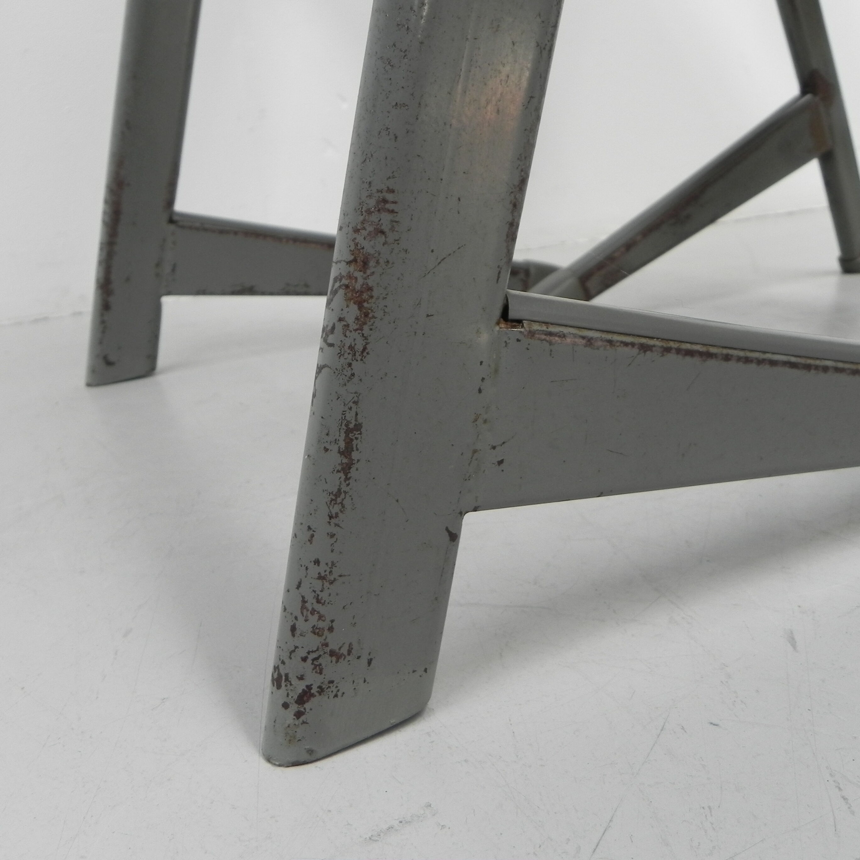 Desk and chair, industrial