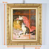 Oil on canvas, signed R.Hervé – 2nd part XXth