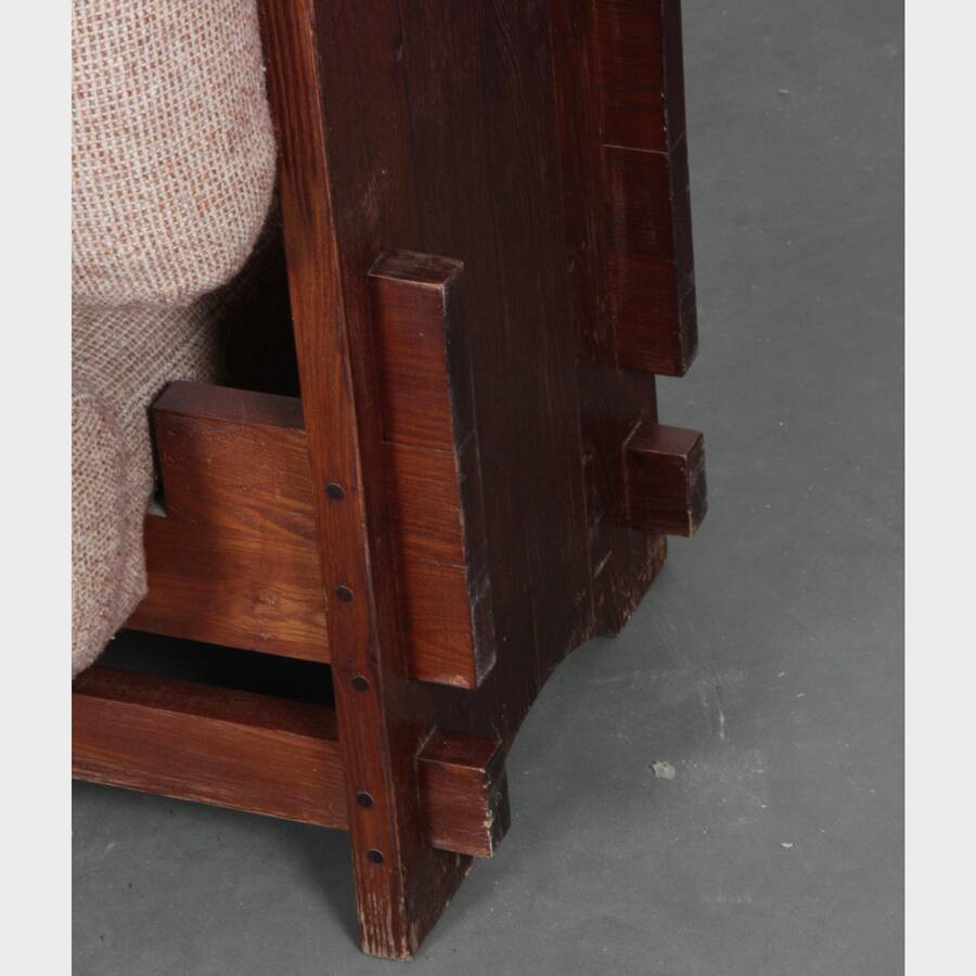 Pair of high armchairs from the 1970s