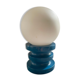 Lampe globe vintage bleue