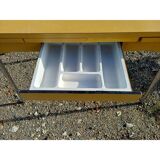 Table formica vintage jaune