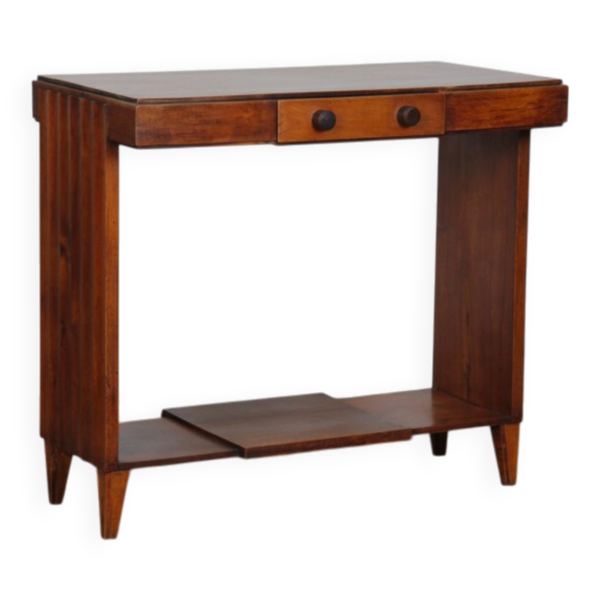 Console en bois, travail français des années 1940-1950