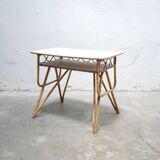 Vintage rattan desk