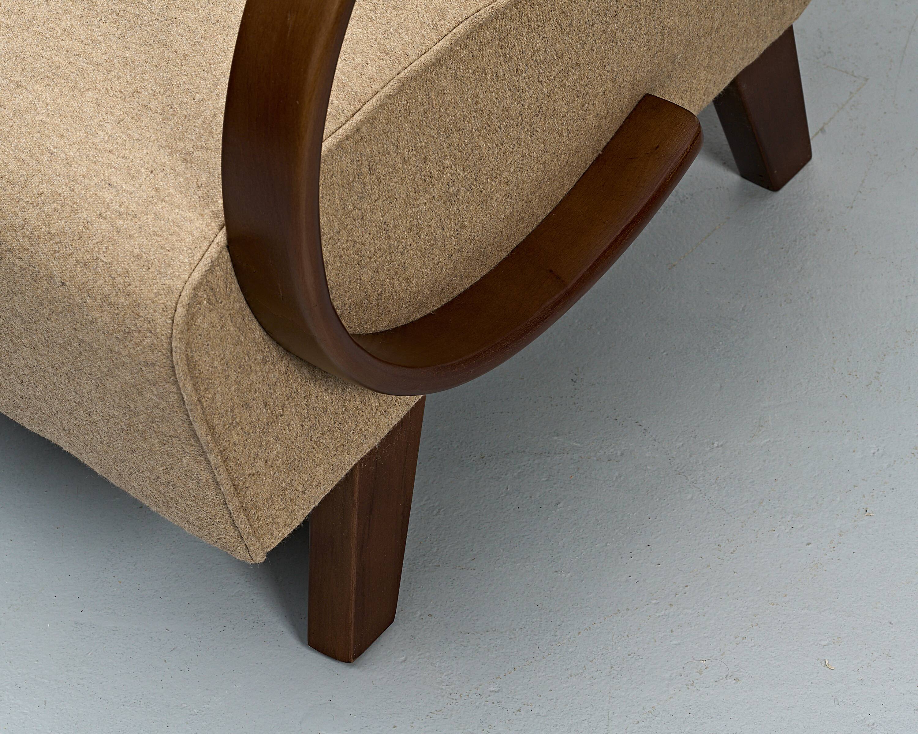 Type C Armchair by Jindřich Halabala, 1930s